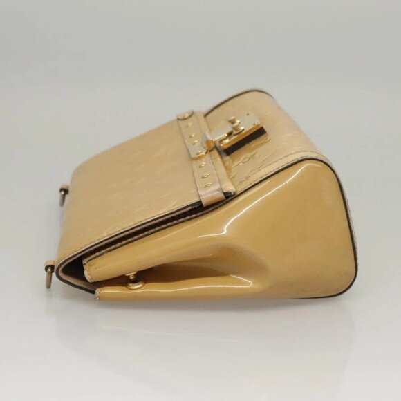 LOUIS VUITTON Monogram Vernis Venice Shoulder Bag Citrin M90277 LV Auth 116576 - Picture 5 of 15